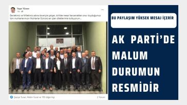 AK Partili Yüceer'den, AK Partili Bozoğlu'na mobing…!
