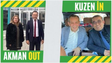 Kuzen, Başkan Yardımcısı oldu