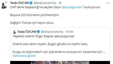 Başkan Özcan'dan göndermeli kutlama