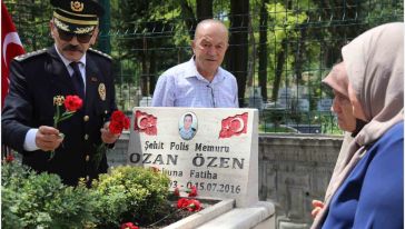 15 Temmuz Şehidimiz mezarı başında anıldı