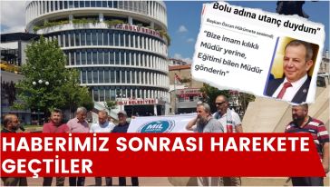 9 kişi Başkan Özcan'ı protesto ettiler