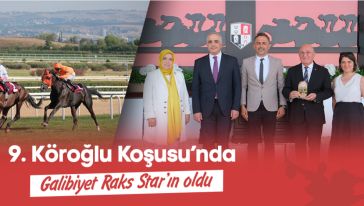 9. Köroğlu Koşusu’nda galibiyet Raks Star’ın oldu