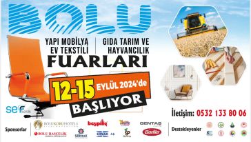 Bolu Fuarı 12 Eylül'de kapılarını açıyor