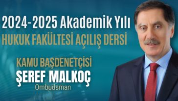 İlk dersi Malkoç verecek