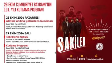 Cumhuriyet Bayramı Bolu'da coşkuyla kutlanacak