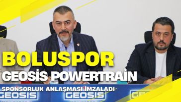 Boluspor, Geosis ile güçlerini birleştirdi!