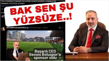 Yapmadığı sponsorluğun havasını atıyor