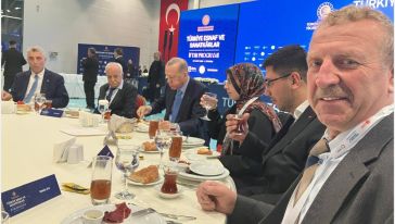 Mudurnulu Ahi Baba, Erdoğan'ın iftar sofrasında