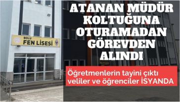 Bolu Fen Lisesi'nde ne oluyor?