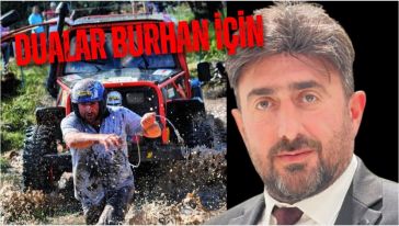 Burhan Turan kaza geçirdi