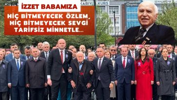 İzzet Babamıza şükranlarımızı sunduk