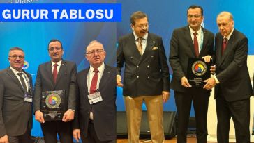 Şeref Belgesini Erdoğan verdi