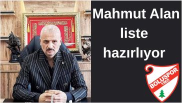 Boluspor'da ilk aday Mahmut Alan