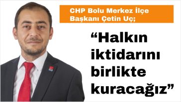 Bolu'dan, Türkiye'ye seslendi