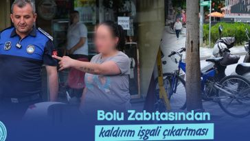 Kaldırımlar işgalden kurtarıldı 