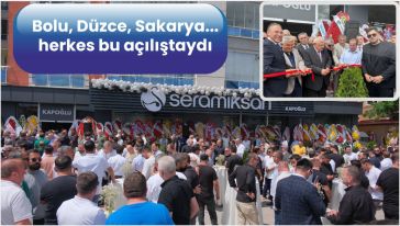 Kapoğlu Yapı Seramiksan Bolu'da açıldı
