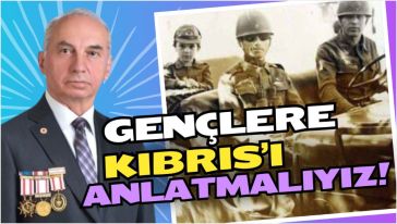 Kıbrıs Gazisi Yamaner, gençlere dikkat çekti
