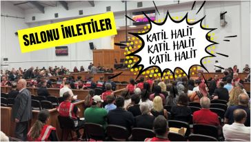 Salon yine karıştı Jandarma araya girdi