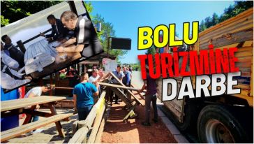Bolu'da turizmi bitirmeye yemin etmişler