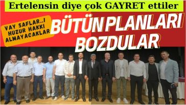 Murat Koca ve ekibi tulum çıkardı