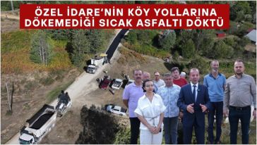 Sarıcalar-Salıbeyler-Çakmaklar yayla yolu asfalta kavuştu