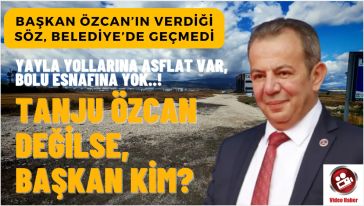 Yaylaya asfalt var, Bolu esnafına yok..!