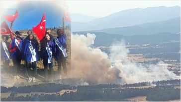 Afrikalı güzeller Mudurnu'da fidan dikti