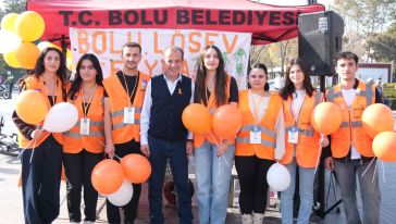 Başkan Özcan, Lösemi Farkındalığı için Meydandaydı