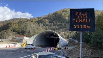 Bolu Dağı Tünelinde çalışma var