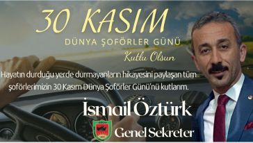 Öztürk, özel günlerinde şoförleri unutmadı!