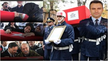 Şehidimiz Kayseri'de son yolculuğuna uğurlandı