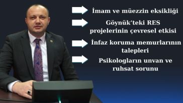 Akgül, sorunları TBMM'ne taşımaya devam ediyor