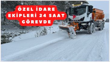 Bolu'da tüm köy yolları açık