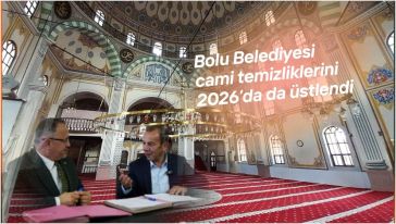 Bolu'daki 113 cami düzenli temizlenecek