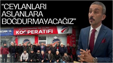 Kıbrıscıklı nakliyecilerden Öztürk'e destek 