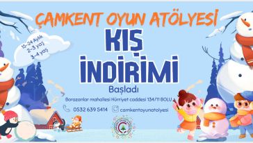 Çamkent Oyun Atölyesi'nde kış indirimi başladı!