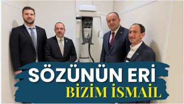 Söz verdiği cihazı Mengen'e teslim etti