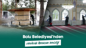 Bolu'daki 114 cami Ramazan'a hazırlanıyor
