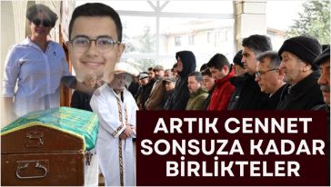 Dualarla oğlunun yanına uğurlandı