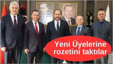 Vakıf'tan yeni İl Müdürü Turan'a ziyaret