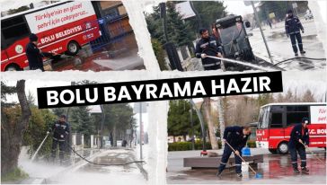 Bolu Belediyesi'nden hummalı bayram temizliği