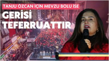 Meral Özcan'dan eşine destek