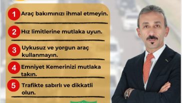 Öztürk; "Bayram sevincimiz hüzne dönüşmesin"