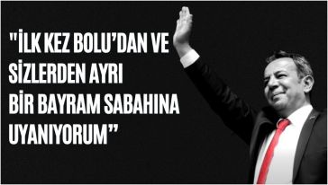 Tanju Başkan'dan bayram mesajı var