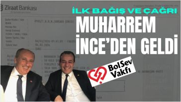 Türkiye'nin dört bir yanından  BOLSEV'e destek bağışı