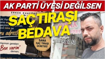 Bolulu berberden ilginç kampanya