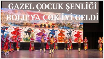 Gazel çocuklar sahnede devleşti