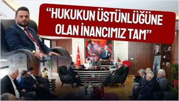 Muhtarlardan Belediyeye destek ziyareti