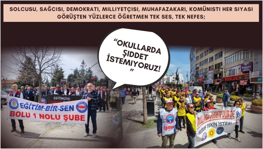 Öğretmenler alanları doldurdu