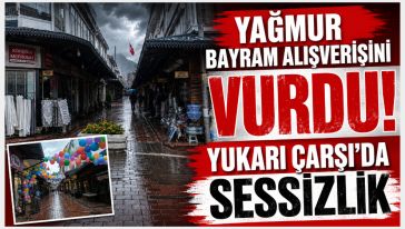 Yukarı Çarşı esnafı bayrama hazır